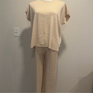 Amazon Women's Cream Two-Piece Set